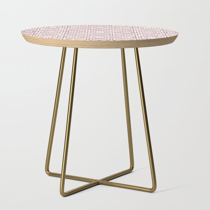 Pink lines Side Table