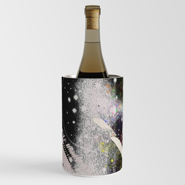 Space Dust Abstract Wine Chiller