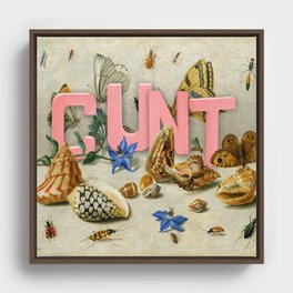 Cunt II Framed Canvas