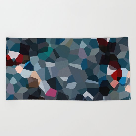 Ash Moon Love Beach Towel