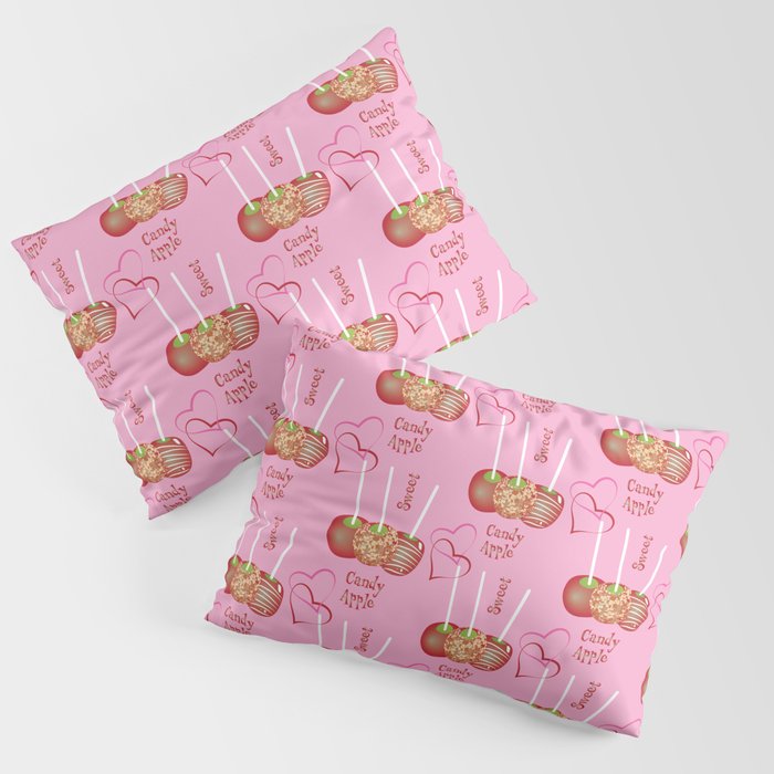 Sweet Candy Apple Pattern Pillow Sham