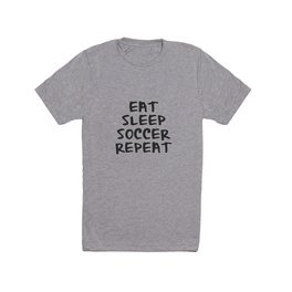 Eat, Sleep, Soccer, Repeat T Shirt | Fifa, Blackandwhite, Kick, Minimalist, Typography, Black And White, Black and White, Minimal, B W, Worldcup 