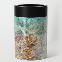 Beautiful Abstract Water And Colorful Volcanic Rock  Can Cooler