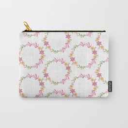 Vintage Floral Pattern #flowers #natural pink flowers pattern Carry-All Pouch | Red, Floralflowers, Floralpattern, Green, Botanical, Red Flowers, Flowers, Peony, Drawing, Vintagefloral 