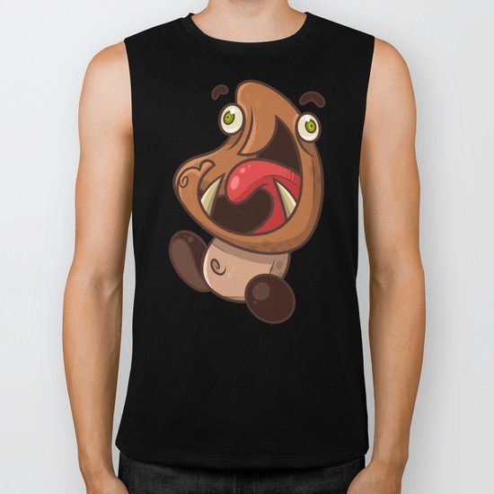 Excited Goomba Biker Tank