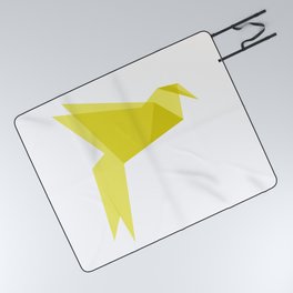 Origami Bird Picnic Blanket