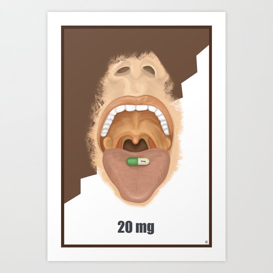 20 mg Art Print