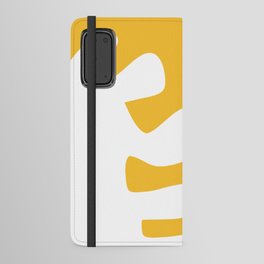 Abstract minimal plant color block 19 Android Wallet Case