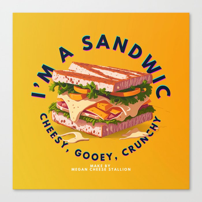 Savage Sandwich ! Canvas Print