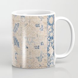 Beige and Blue persian carpet Mug