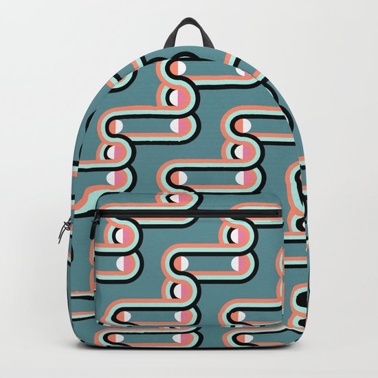 UNCHAINED PATTERN (abstract geometric) Backpack