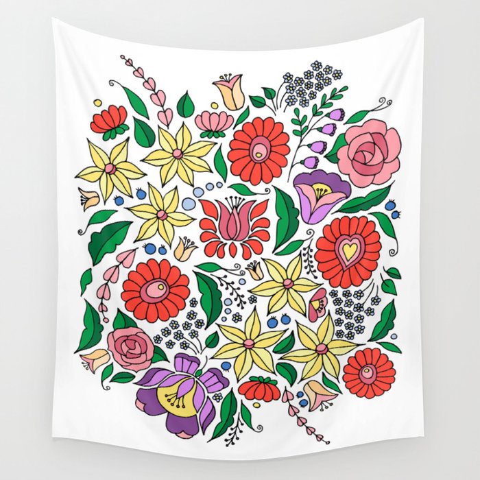 Embroidered sales wall tapestry