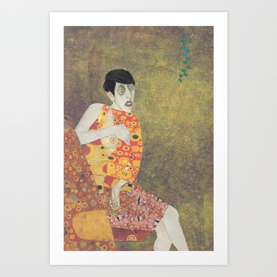 sylvia von klimt Art Print