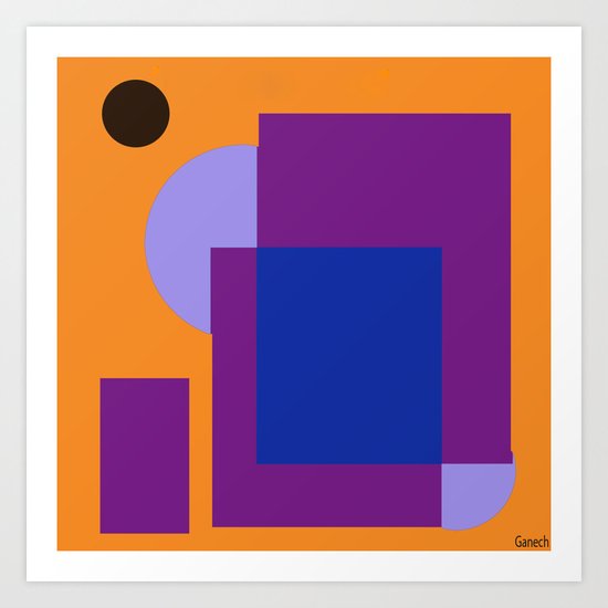Formes 10 Art Print