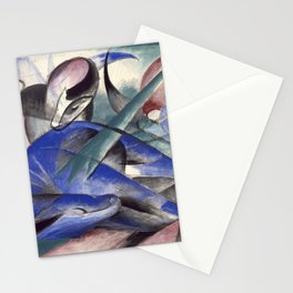 "The Dreaming Horses" by Franz Marc, 1913 Stationery Card