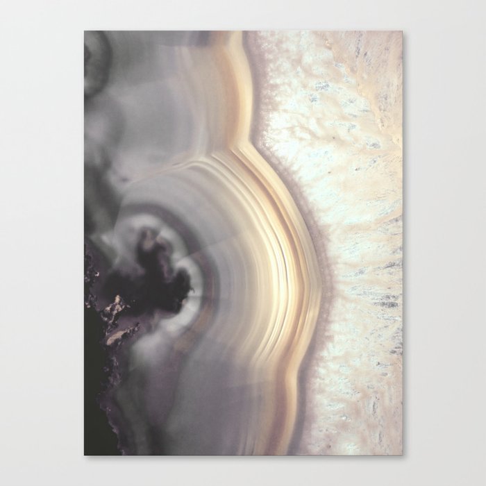 Taupe Agate Canvas Print