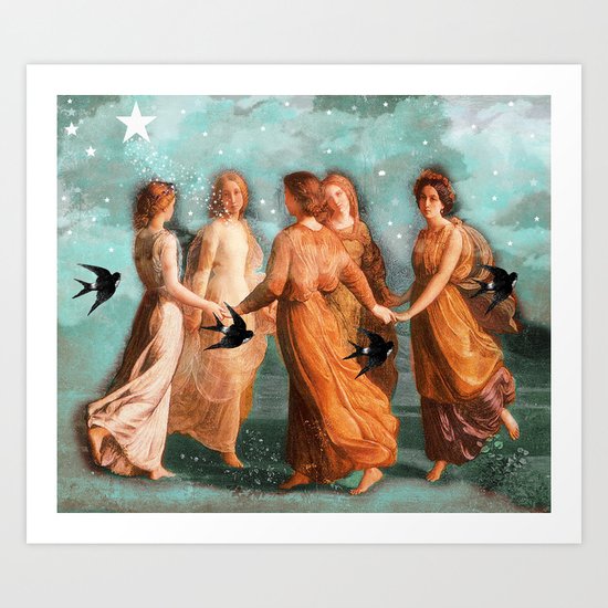Heavens Dance Art Print