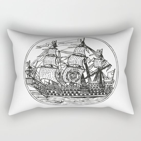 Galleon Rectangular Pillow