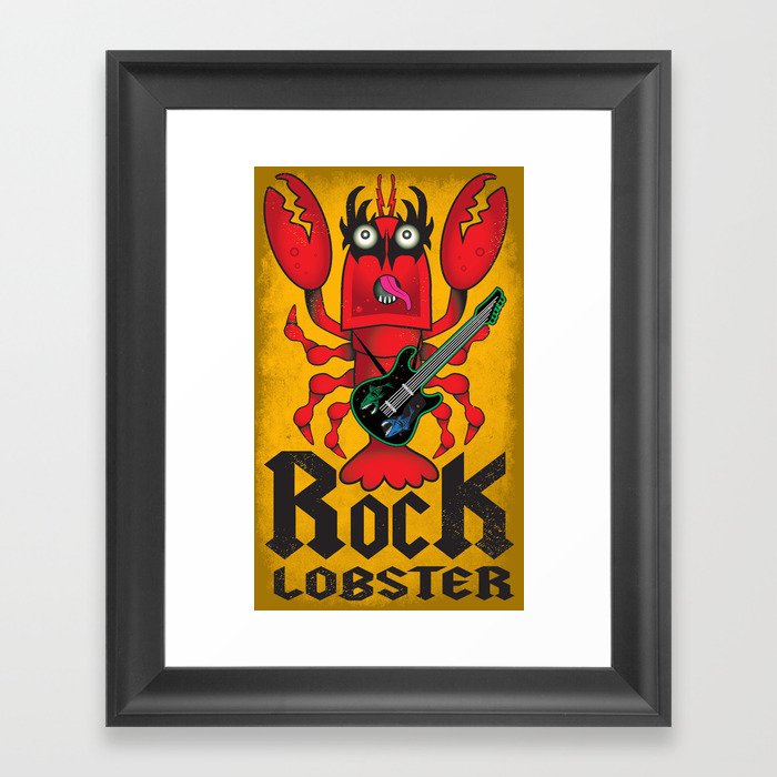 ROCK LOBSTER Framed Art Print