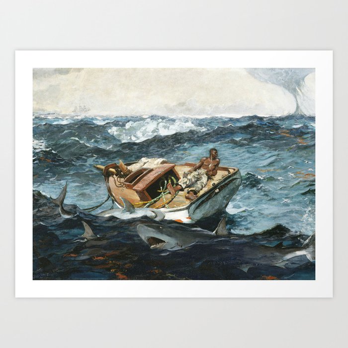 Winslow The Gulf Stream Painting Art Print Art Print