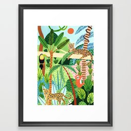 Jungle Pals Framed Art Print