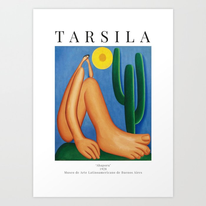 Abaporu - Tarsila do Amaral - Exhibition Post Art Print