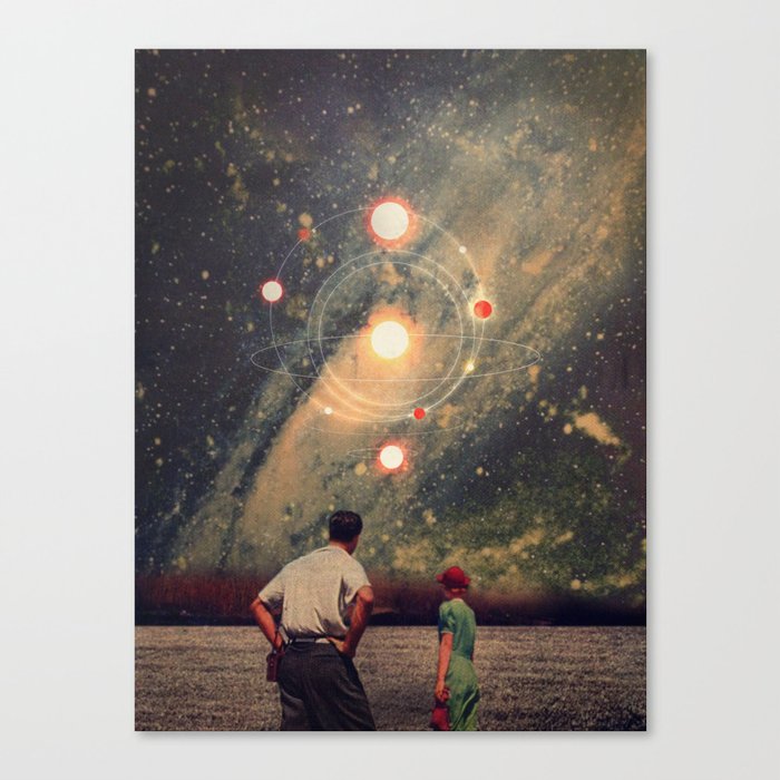 Light Explosions In Our Sky Canvas Print