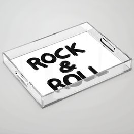 Rock and Roll Acrylic Tray