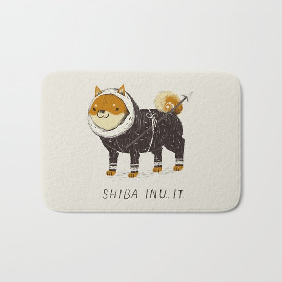 shiba inu-it Bath Mat
