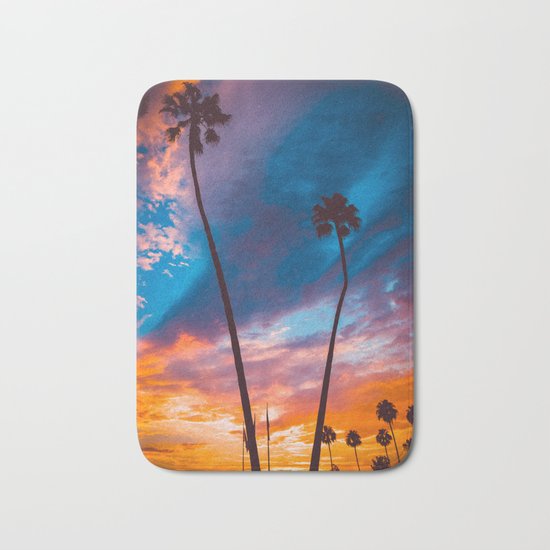 Sunset in California Bath Mat