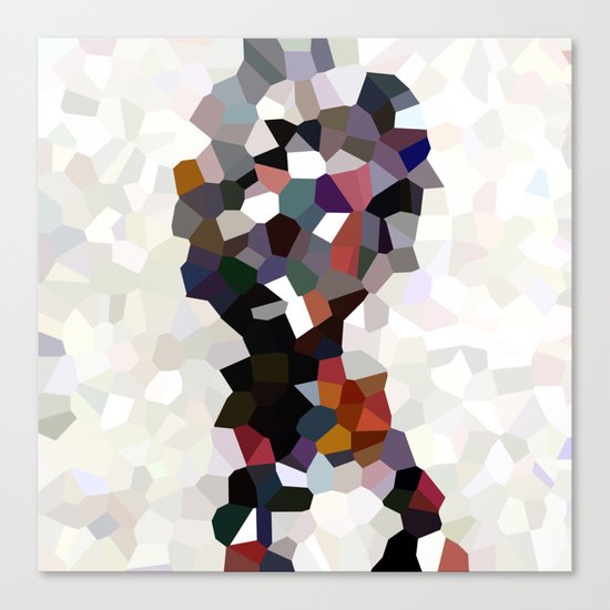 Geometric Anatomy Canvas Print