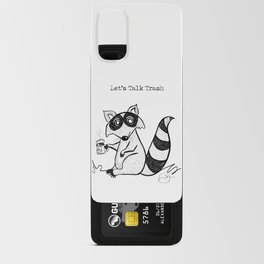 Raccoon with Trash Android Card Case