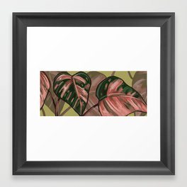 Pink Princess Plant Framed Art Print