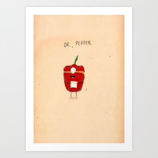 Dr. Pepper Art Print