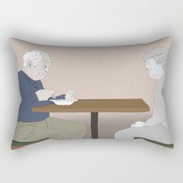 The loss of a soulmate Rectangular Pillow