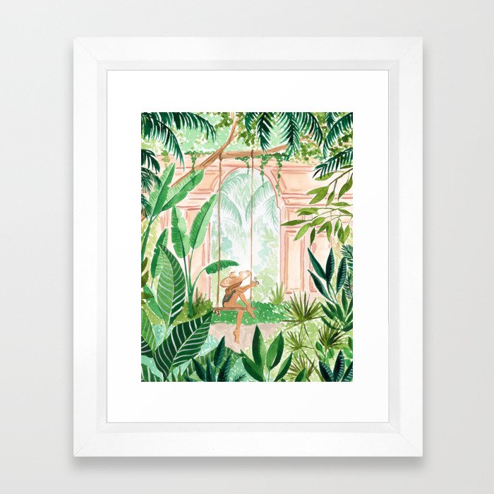 Jungle Swing Framed Art Print