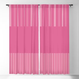 Colour Pop Stripes - Pink Blackout Curtain