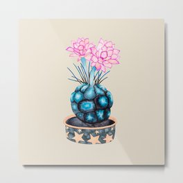 succulent flower Metal Print