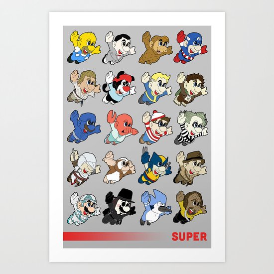 Super: Round 2 Art Print