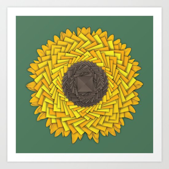 Natural Geometry Art Print