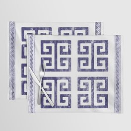 Greek Key Geometric Pattern Placemat