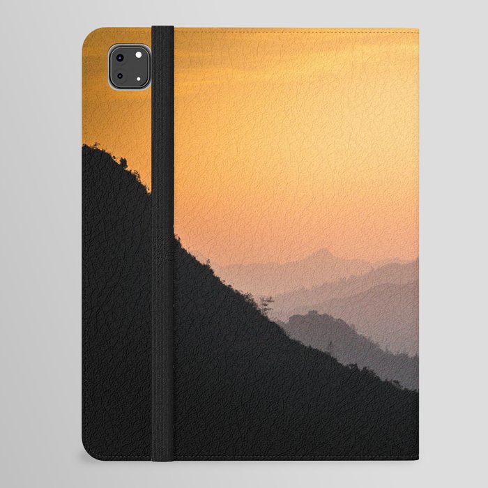 mountains at dusk iPad Folio Case