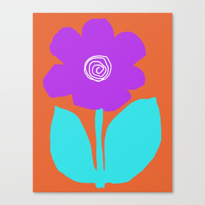 Purple Flower Canvas Print
