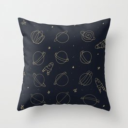 In The Outer Space Throw Pillow