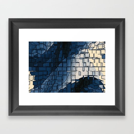 Blockage Framed Art Print