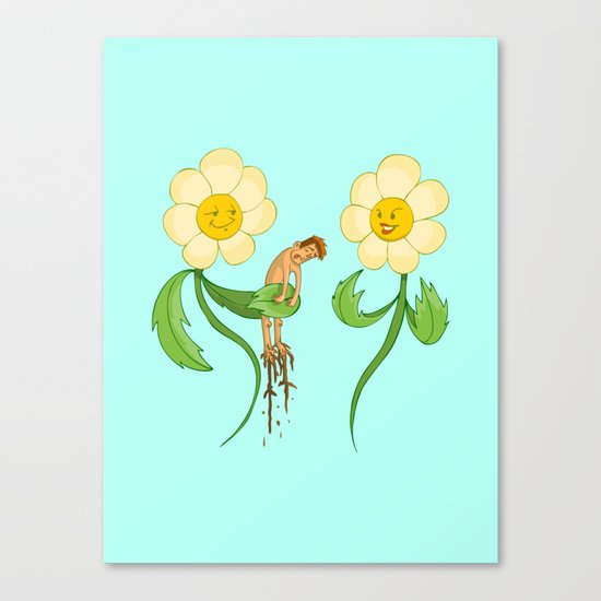Planting Revenge Canvas Print