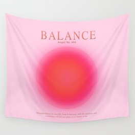 Gradient Angel Numbers: Angel Number 888 - Balance (Pink Palette) Wall Tapestry