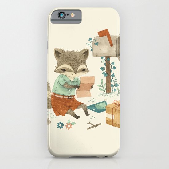 Raccoon Post iPhone & iPod Case