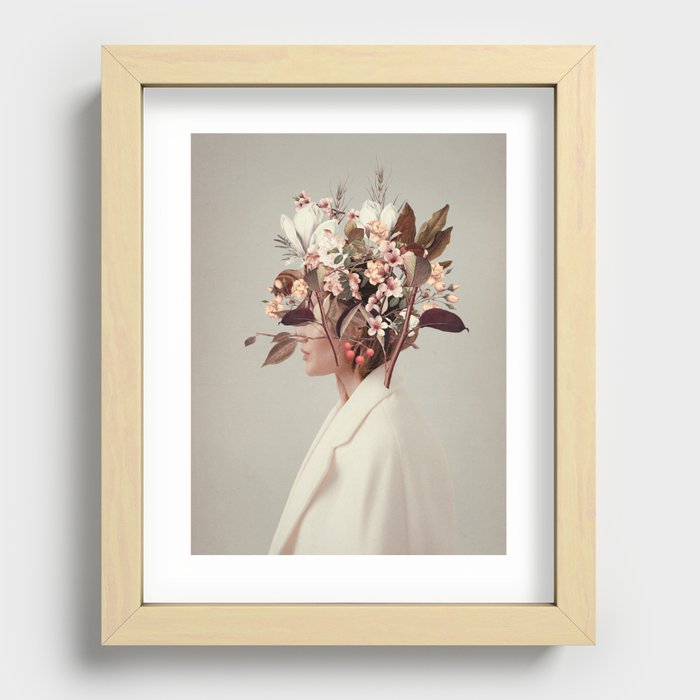 I Fell in Love with Fall because of You Recessed Framed Print