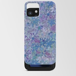 Floral Bouquet Soft Blue  iPhone Card Case